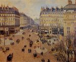 Писсарро Площадь Французского Театра зимний день 1898г